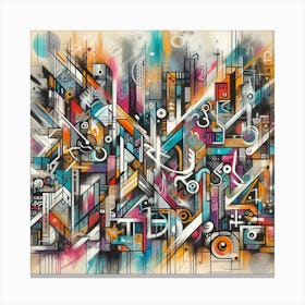 Graffiti Art 1 Canvas Print