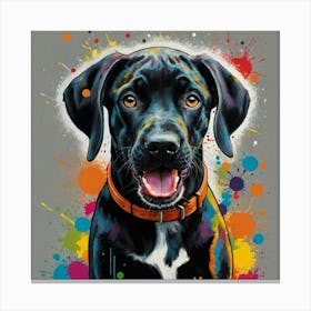 Great Dane Pup Canvas Print