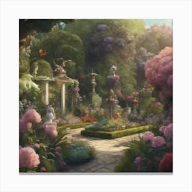 Into The Garden Art Print 6 Canvas Print