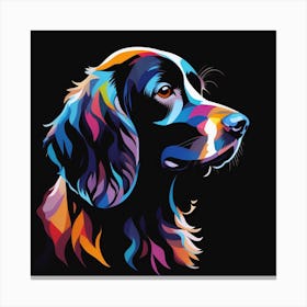 Dog Portrait Canvas Print