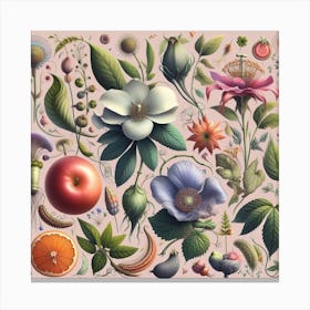 Botanical Illustration 1 Canvas Print