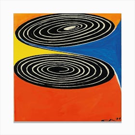 Reversing Spiral (1971) Canvas Print