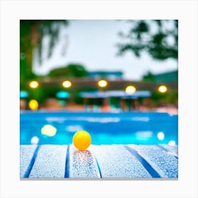 Pool Party 2 Canvas Print