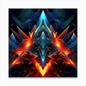 Abstract Psychedelic Art Canvas Print