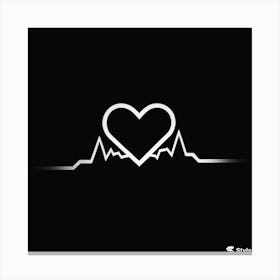 Heartbeat Canvas Print