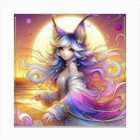 Kawaii Canvas Print