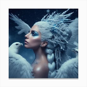 Snow Queen Lady Gaga Canvas Print