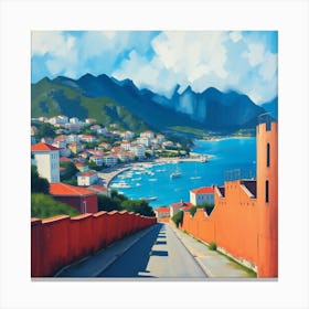 Road To The Sea Canvas Print