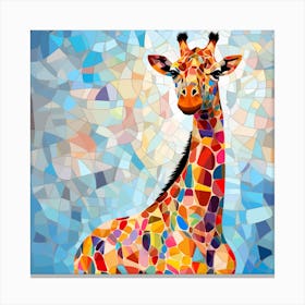 Maraclemente Mosaic Giraffe Colorful Full Page No Negative Spac 77361570 52f4 4cfe 92f8 Ce7c2266f987 Canvas Print