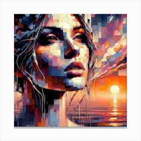 Portrait Artwork 13 Canvas Print