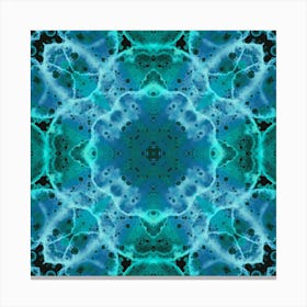 Pattern Blue Lagoon 2 Canvas Print