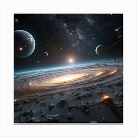 Synthesis Of The Galaxy 4 Canvas Print