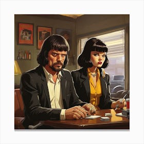 Pulp Fiction 8 Canvas Print