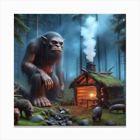 Forest Giant Canvas Print