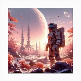Alien Landscape 1 Canvas Print