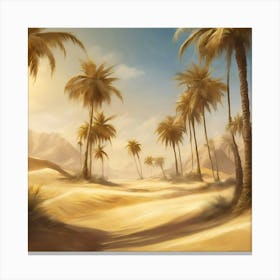 Desert Landscape Canvas Print