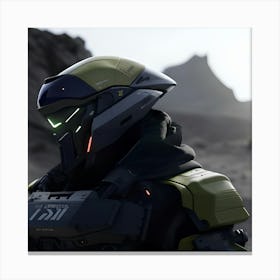 Halo Char Canvas Print