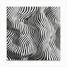 Abstract Wavy Lines 9 Canvas Print