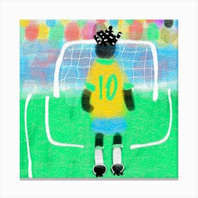 Brazil Soccer Player Canvas Print