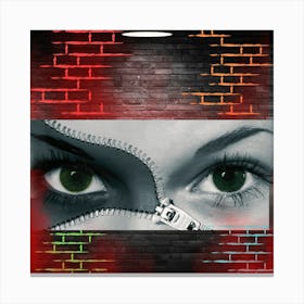 Woman'S Eyes Canvas Print