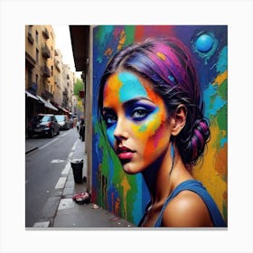 Street Paris Canvas Print