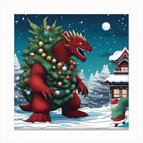 JAPANESE CHRISTMAS Canvas Print