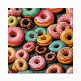 Donut Plant Art Print 3 Canvas Print