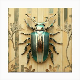 50s jewerly beetle photography Canvas Print