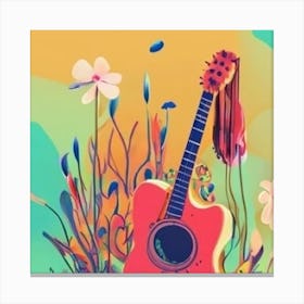 Acoustic Guitar Canvas Print