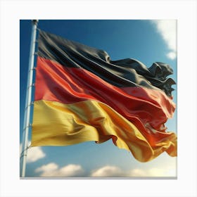 German Flag Canvas Print