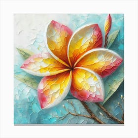 Frangipani Canvas Print