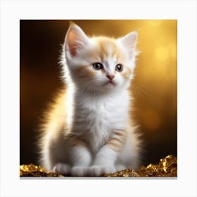 Kitten Royalty Canvas Print