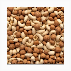 Nuts And Cashews Canvas Print