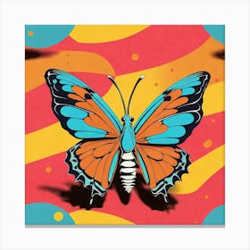 Abstract Butterfly Canvas Print