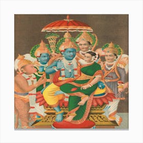 Rampanchayatam (Ram’S Assembly) Canvas Print