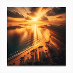 Sun and sea 2 Canvas Print