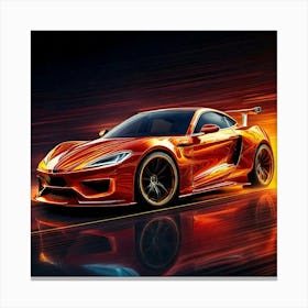 Firefly Sport, Car, Sleek, Aerodynamic, Fast, Luxury, Powerful, Modern, Performance, Dynamic, Stylis (10) Canvas Print