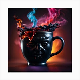 Mug Of Fire Canvas Print