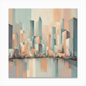 New York City Skyline 8 Canvas Print