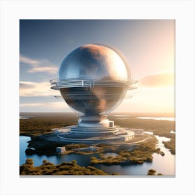 Futuristic World 7 Canvas Print