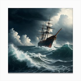 Stormy Seas Canvas Print