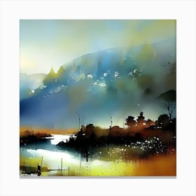 Landscape Painting 2 Canvas Print