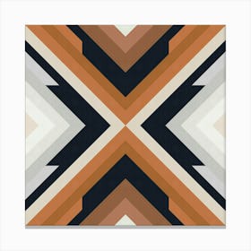 brown oblique strokes 2 Canvas Print