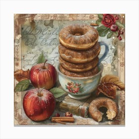 Apple Cider Donuts Canvas Print