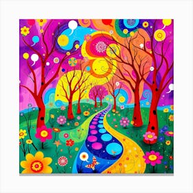 Rainbow Path 1 Canvas Print