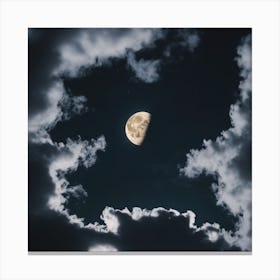 Moon In The Sky Canvas Print