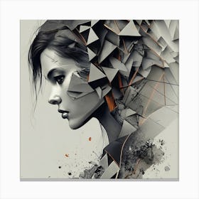 Shattered To Pieces Canvas Print