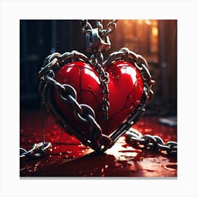 Heart Of Chains Canvas Print