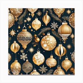 Christmas Ornaments 1 Canvas Print