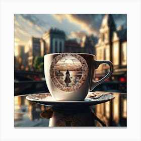 Coffee Cup 68 Canvas Print